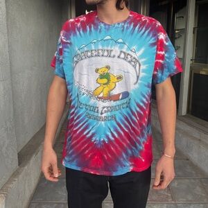 Vintage Grateful Dead x TGR Tie Dye Snowboarding Bear Forsythe